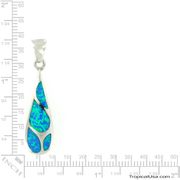Opal Sterling Silver Raindrop Avatar Pendant Hawaii
