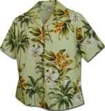 Paradise Motions Women's Hawaiian Clothes Sage Paradise Motions Women's Hawaiian Clothes Sage