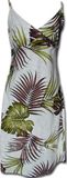 Paradise Valley Rayon White Spaghetti Tropical Dresses 