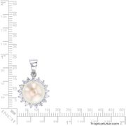 Pearl Sun Freshwater Cultured Sterling Silver Pendant Hawaii