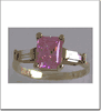 Pink Cubic Zirconia-47 Ring Size 7 Pink Cubic Zirconia-47 Ring Size 7