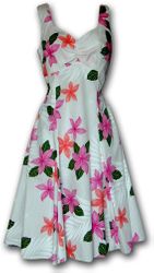 Princess Plumeria Pink Aloha Sundress Princess Plumeria Pink Aloha Sundress