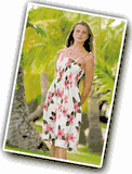 Princess Plumeria Pink Hawaiian Tube Dress