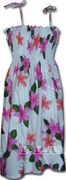 Princess Plumeria Pink Hawaiian Tube Dress Princess Plumeria Pink Hawaiian Tube Dress