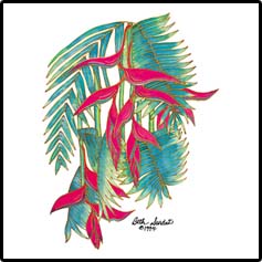 Red Bird Of Paradise T-Shirts