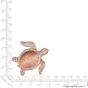 Rose Sterling Silver Turtle Classic Cubic Zirconia Pendant Hawaii