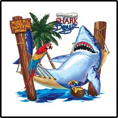 Shark Boys Hammock Adult T-Shirts