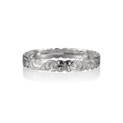 Sterling Silver 925 Queen Scroll 10mm Bangle