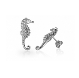 Sterling Silver Seahorse Playful Earrings Sterling Silver Seahorse Playful Earrings