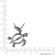Sterling Silver Tribal Turtle Islander Pendant