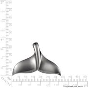 Sterling Silver Whale Tail Smooth Pendant