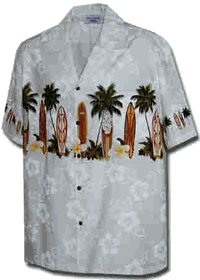 Surf Up Boy White Hawaiian Shirts Surf Up Boy White Hawaiian Shirts