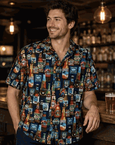 This Beer for You Men's Shirt 3884Navy