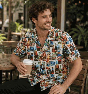 This Beer for You Men's Shirt 3884White
