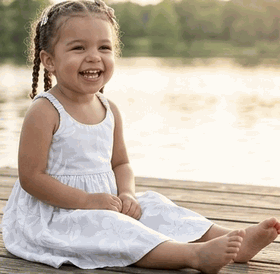 Toddlers Dresses White Forever Hibiscus Hawaiian Wedding outfit