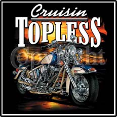 Topless Bike T-Shirts