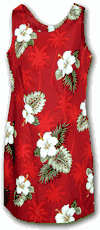 Tropical Clothing (Red) Hibiscus Islands Dress