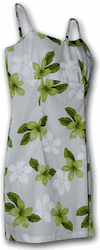 Tropical Dresses Lime Plumerias Spaghetti Tropical Dresses Lime Plumerias Spaghetti