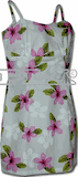 Tropical Dresses Pink Plumerias Spaghetti