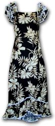 Tropical Moments Black Hawaiian Muumuu Tropical Moments Black Hawaiian Muumuu