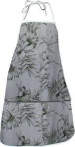 Tropical Moments Cream Hawaiian Aprons