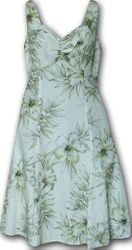 Tropical Moments Cream Hawaiian Sun Dress Tropical Moments Cream Hawaiian Sun Dress