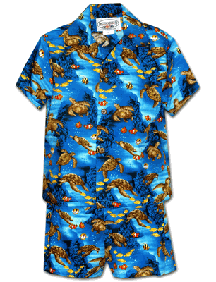 Under the Seas Boys outfit 3880Blue