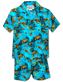 Under the Seas Boys outfit 3880Turquoise