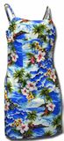 Waikiki Beach Adjustable Aloha Dress Blue (S-XL)