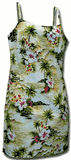 Waikiki Beach Adjustable Hawaiian Dress Maize (S-XL)