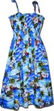 Waikiki Beach Aloha Tube Dress Blue