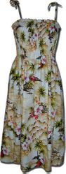 Waikiki Beach Aloha Tube Dress Maize