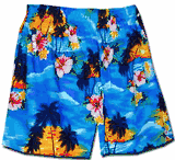 Waikiki Sunset Blue Boxer Shorts (S) Waikiki Sunset Blue Boxer Shorts (S)