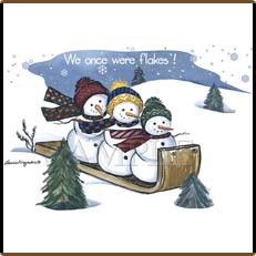 We Were Flakes Christmas Tees