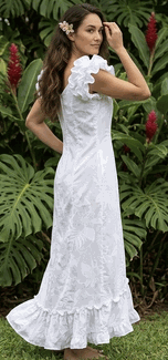 White Dresses Forever Hibiscus Wedding Hawaiian Muumuus White Dresses Forever Hibiscus Wedding Hawaiian Muumuus