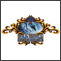 Wild Waves Surf Team Hawaiian T-Shirts