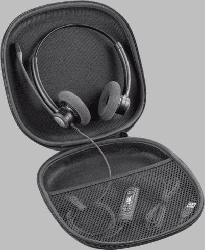 85298-01 TRAVEL CASE, BLACKWIRE HEADSETS