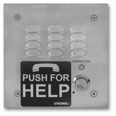 ADA Compliant, Stainless Steel, Flush mount, Handsfree, Emergency Phone with Dialer/Announcer and Enhanced Weather Protection