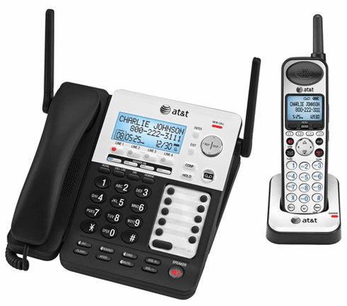 AT&T-SB67138 SynJ 4-Line Corded/Cordless SMB