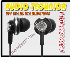 AUDIO TECHNICA IN AIR EARBUDS & HEADPHONES