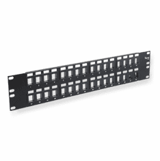 Blank Patch Panel, 32 Port, High Mount