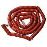 CABLESYS GCHA444025-FCR HANDSET CORD 25', CHERRY RED