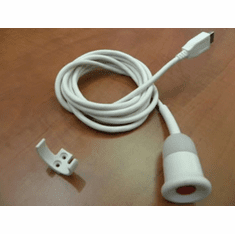 Call Cord - Moulded -8Ft. -White - Red Button
