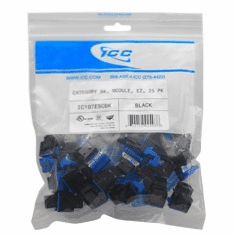 Cat 5e Jack, High Density, 25-PK
