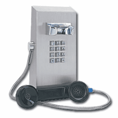 Cecco Stainless Steel Public Wall Phones
