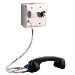 Ceeco Double Gang Stainless Steel Prison Visitation Telephone