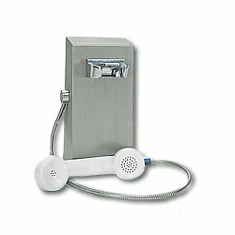 Ceeco Stainless Steel Wall Phone with Automatic Dialer