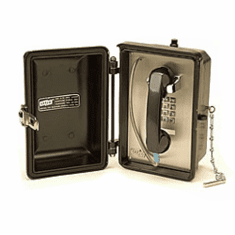 Ceeco Weatherproof Phone with Armored Cord and Keypad