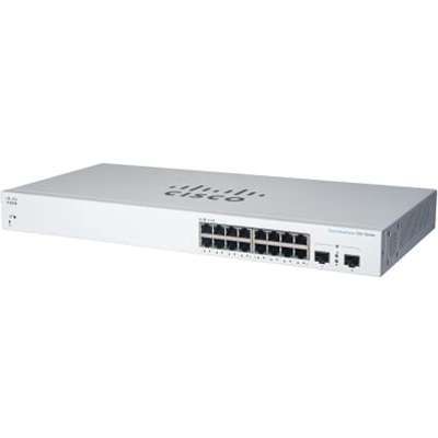 Cisco Systems CBS220-16P-2G-NA Smart 16-Port GE, PoE, 2x1G SFP
