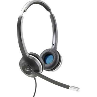 Cisco Systems Headset 532 Wired Dual with Quick Disconnect Coiled RJ Headset Cable